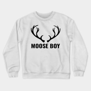 MOOSE BOY BLACK/RED/GREY/ORANGE Crewneck Sweatshirt